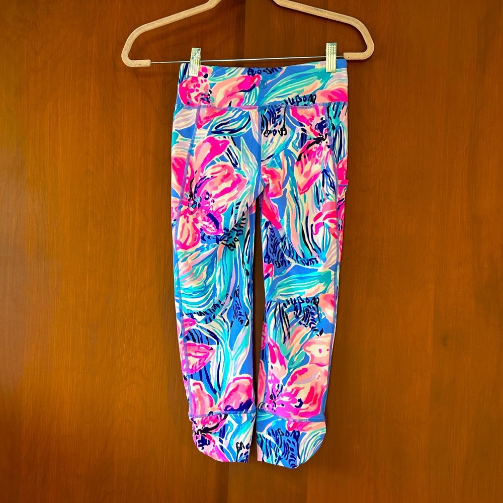 Lilly Pulitzer luxletic vibrant cropped leggings